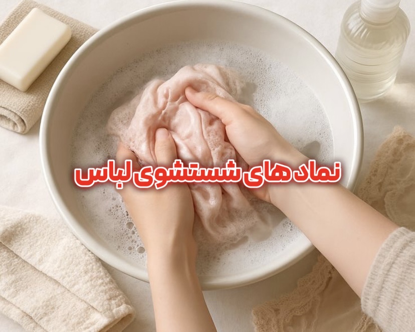 نمادهای شستشوی لباس راهنمای کامل